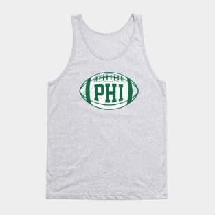 PHI Retro Football - Green Tank Top